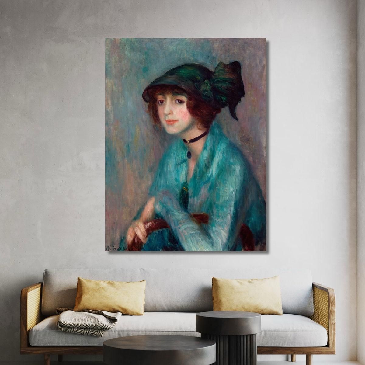 La Bruna William James Glackens wjg55 quadro stampa su tela