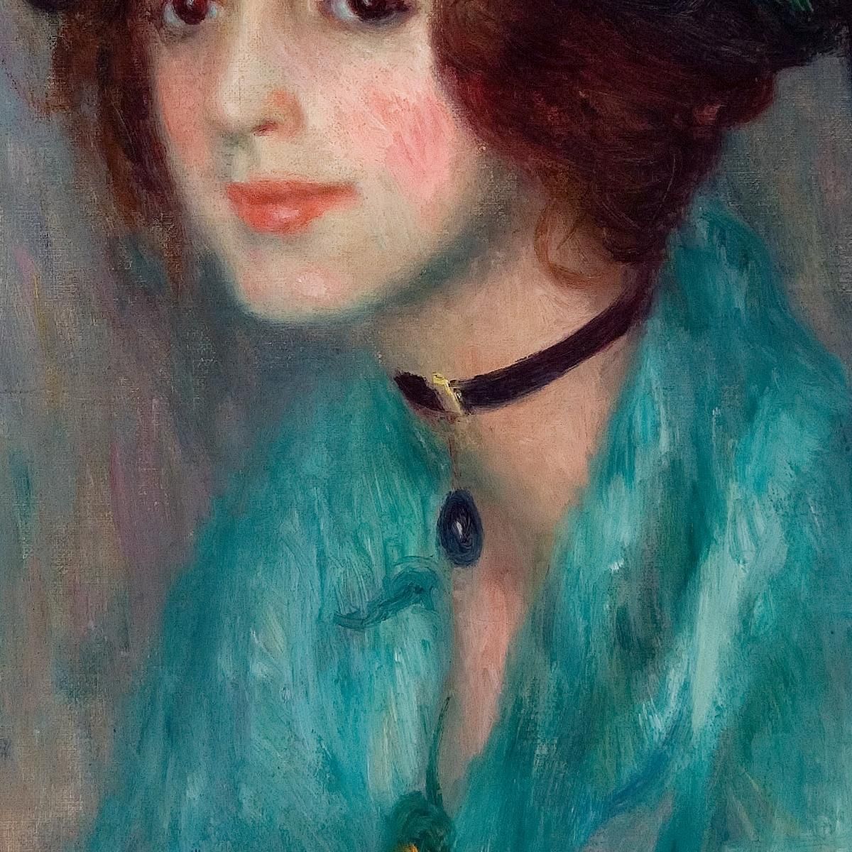 La Bruna William James Glackens wjg55 quadro stampa su tela