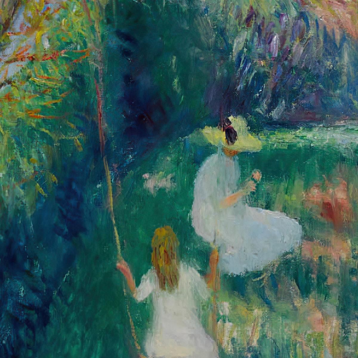 L'Altalena William James Glackens wjg61 quadro stampa su tela