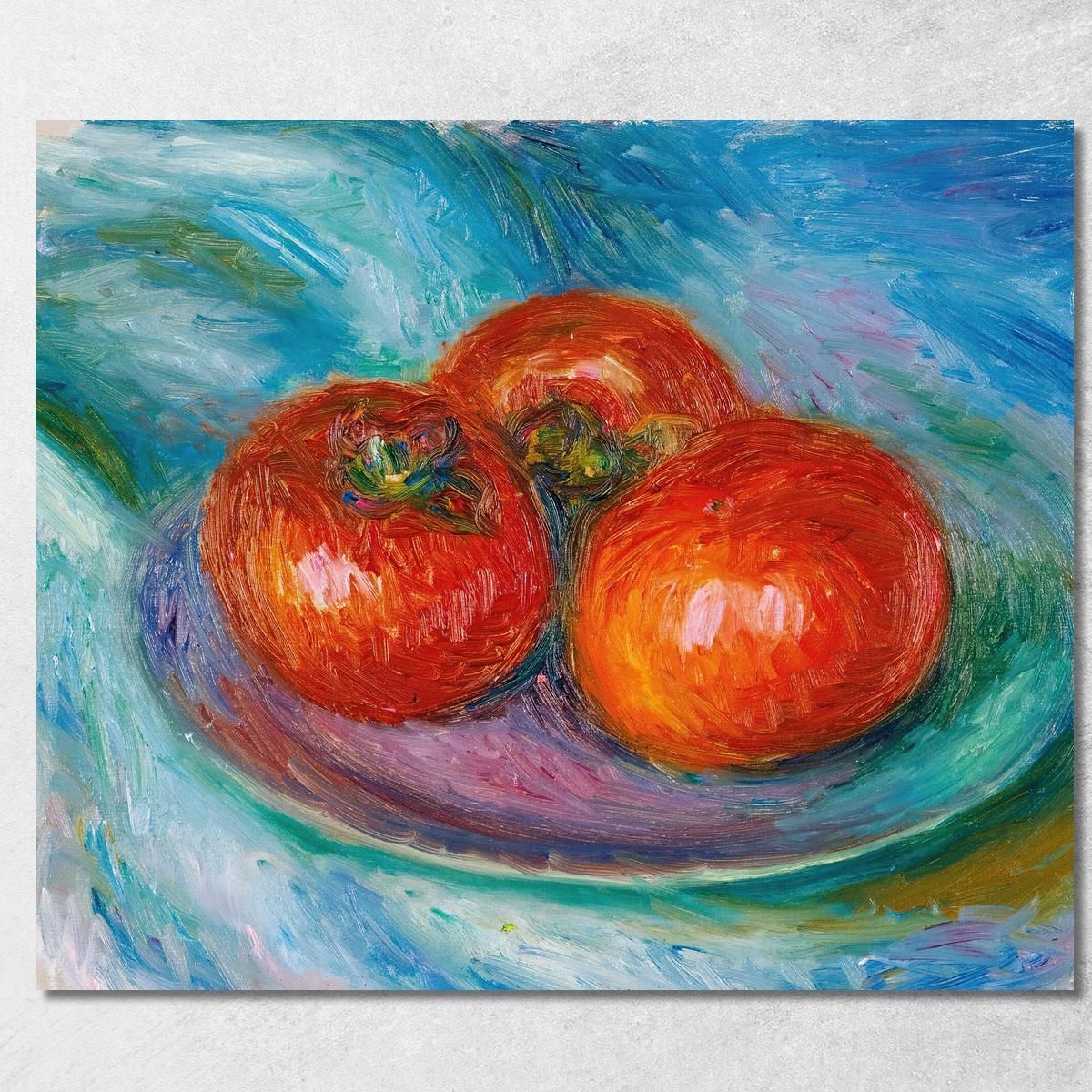 Tre Pomodori William James Glackens wjg62 quadro stampa su tela Tre Pomodori William James Glackens wjg62 quadro stampa su tela