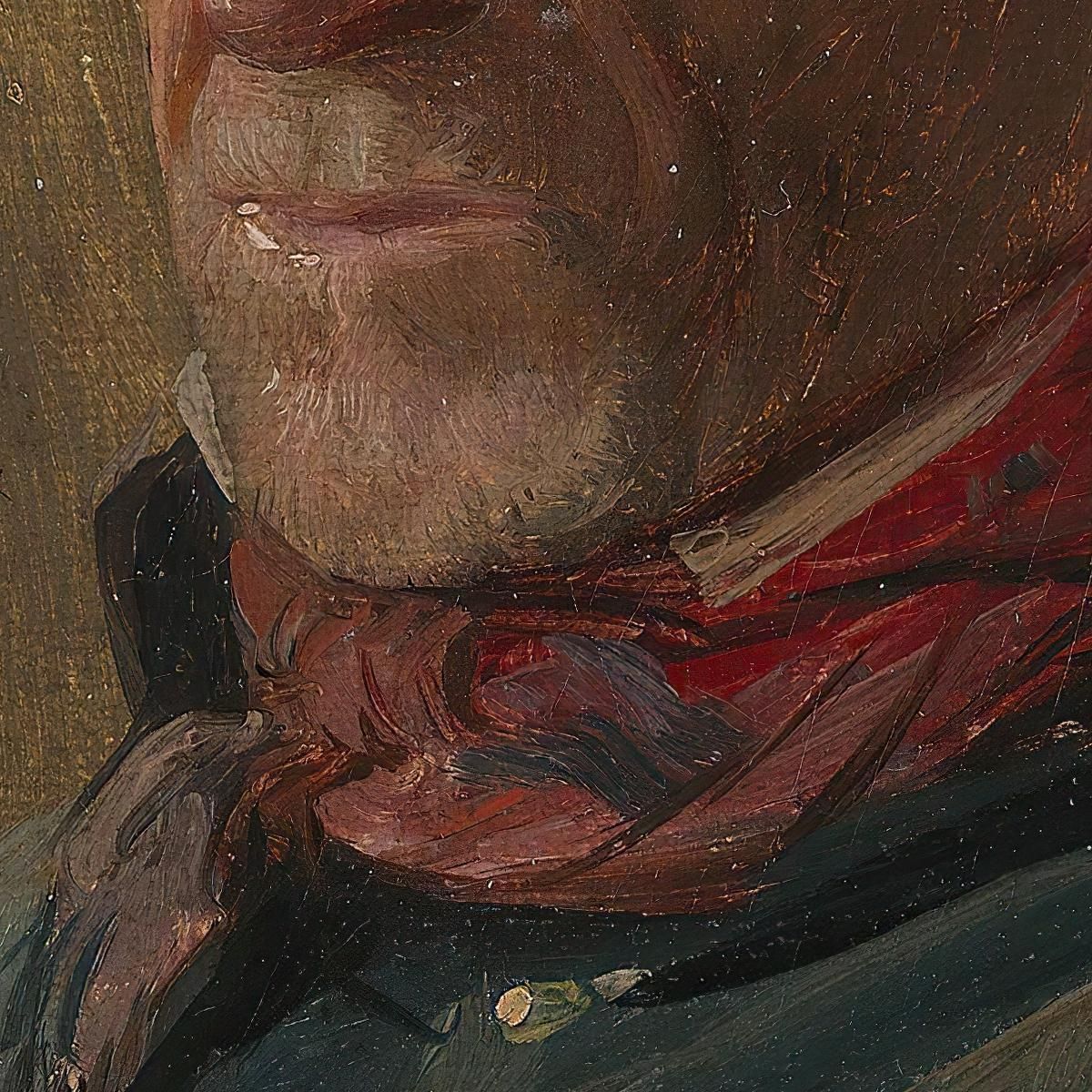 Ritratto Di Joseph Steffens Di Altenahr Adolph Tidemand atd61 quadro stampa su tela