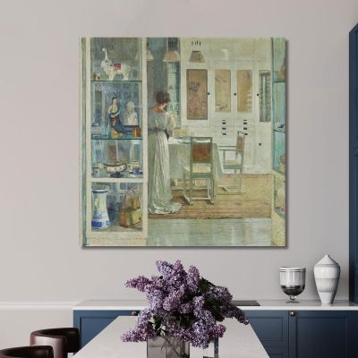 White Interior Carl Moll, cml54 canvas print