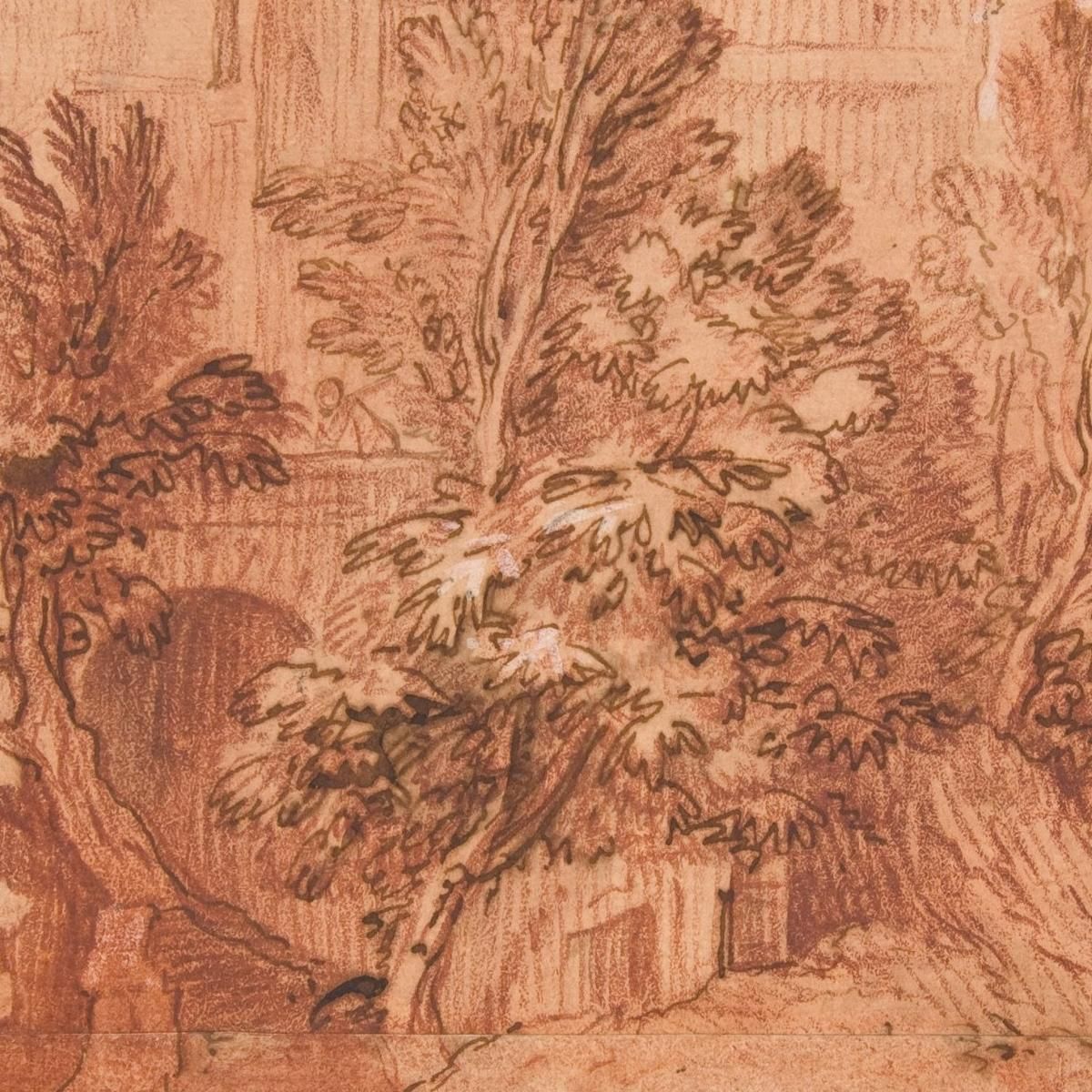 Paesaggio Con Una Grande Villa Sulla Cima Di Una Collina Charles-Joseph Natoire cjn9 quadro stampa su tela