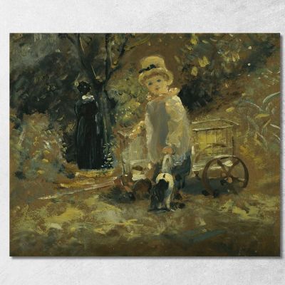 Un Ragazzo Con Un Carretto Giocattolo John Constable jcn1 quadro stampa su tela