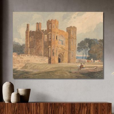 Gate-Way Saint Mary'S Wiggenhall Norfolk 2 John Sell Cotman, jsc29 canvas print