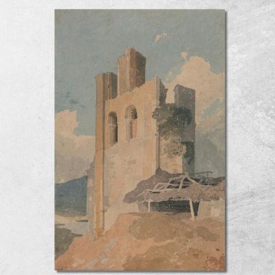 Castello Di Sheriff Hutton Yorkshire John Sell Cotman jsc47 quadro stampa su tela
