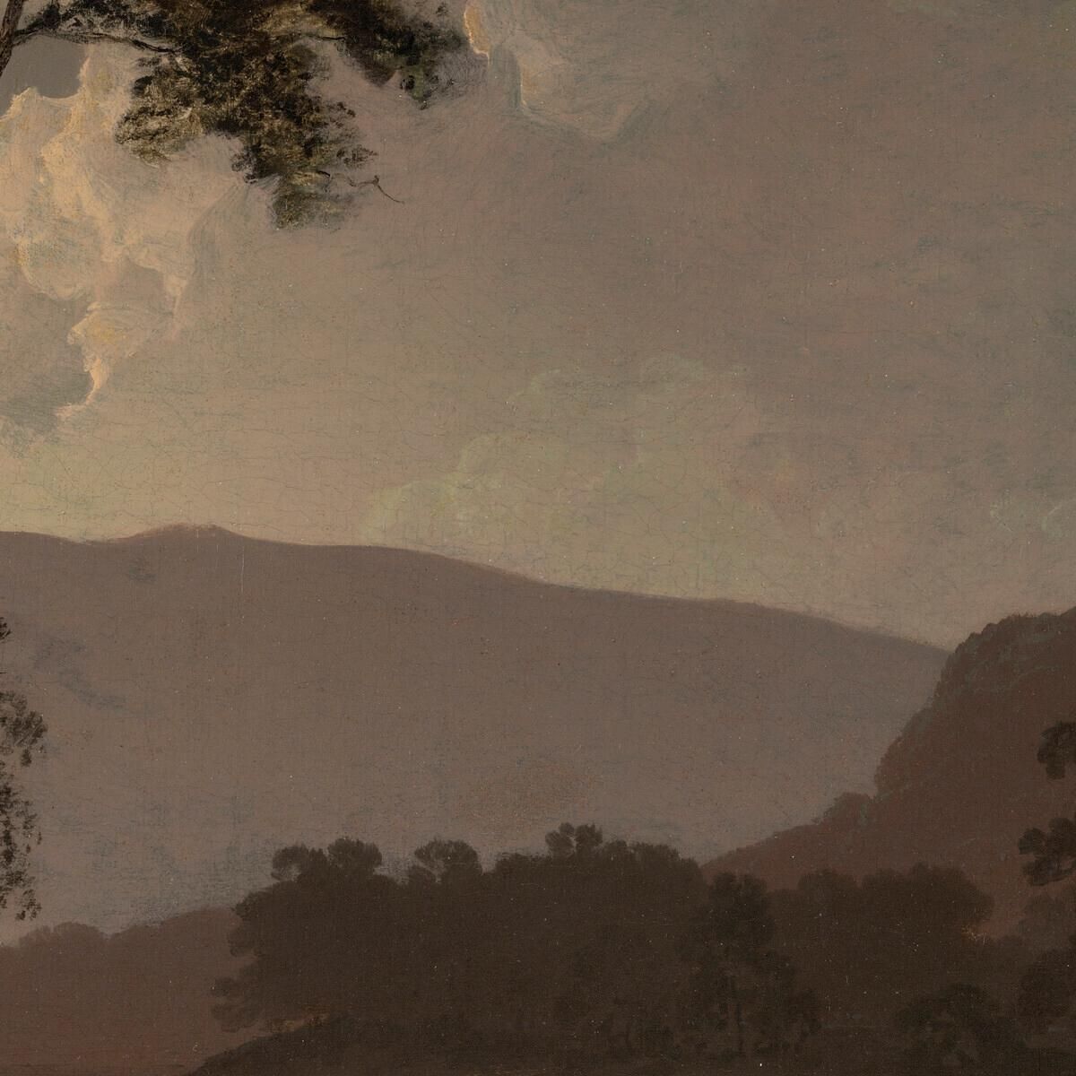 Un Paesaggio Al Chiaro Di Luna Joseph Wright of Derby jwd4 quadro stampa su tela