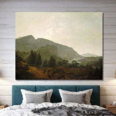 Paesaggio Italiano Joseph Wright of Derby jwd21 quadro stampa su tela