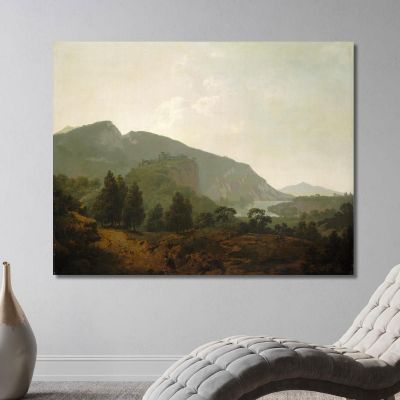 Paesaggio Italiano Joseph Wright of Derby jwd21 quadro stampa su tela