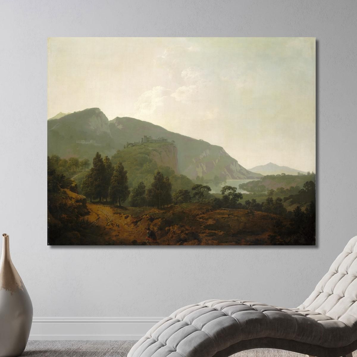 Paesaggio Italiano Joseph Wright of Derby jwd21 quadro stampa su tela