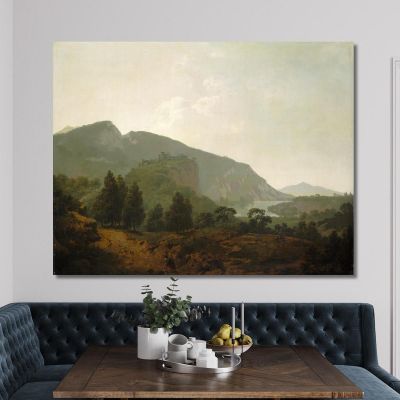 Paesaggio Italiano Joseph Wright of Derby jwd21 quadro stampa su tela