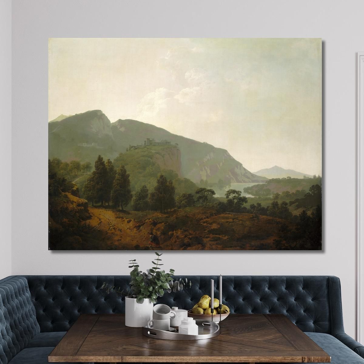 Paesaggio Italiano Joseph Wright of Derby jwd21 quadro stampa su tela