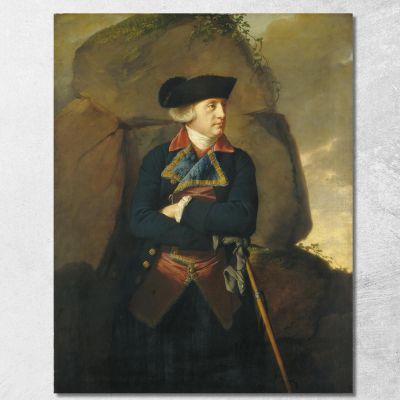 Ritratto Di Un Gentiluomo 3 Joseph Wright of Derby jwd33 quadro stampa su tela