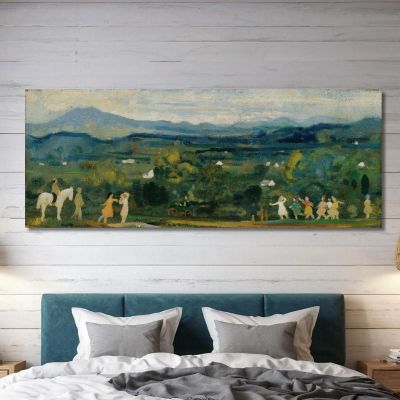 La Naissance Du Vert​ Arthur Bowen Davies, abd53 tableau impression sur toile