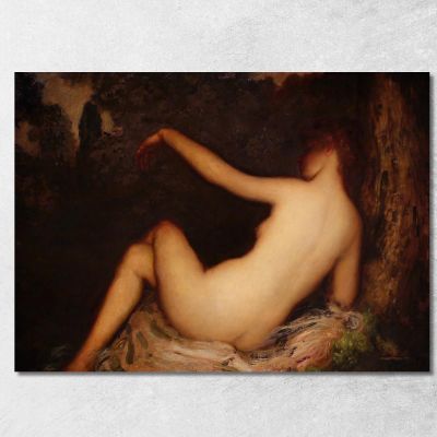 La Farfalla Arthur Bowen Davies abd54 quadro stampa su tela