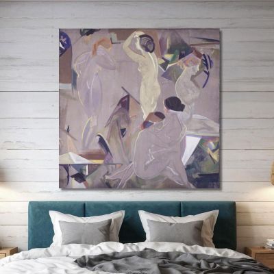 L'Aube​ Arthur Bowen Davies, abd56 tableau impression sur toile