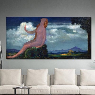 L’Ombra Di Una Dama Arthur Bowen Davies abd61 quadro stampa su tela