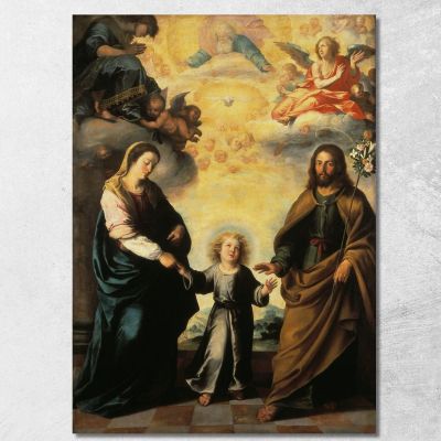 Il Ritorno Della Sacra Famiglia Dall'Egitto Bartolomé Estebán Murillo bem46 quadro stampa su tela
