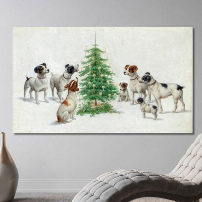 Natale Carl Reichert crc17 quadro stampa su tela Natale Carl Reichert crc17 quadro stampa su tela