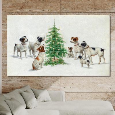 Natale Carl Reichert crc17 quadro stampa su tela Natale Carl Reichert crc17 quadro stampa su tela