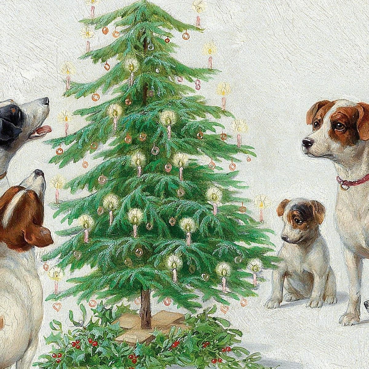 Natale Carl Reichert crc17 quadro stampa su tela
