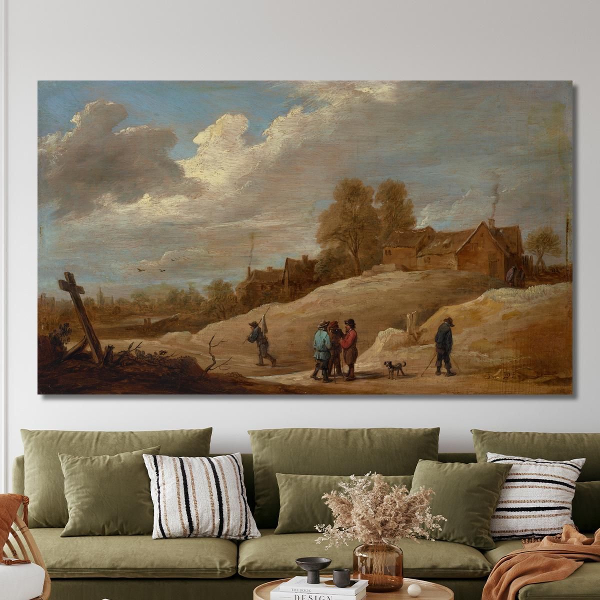 Paesaggio Con Figure Ai Margini Di Una Città David Teniers The Younger dty9 quadro stampa su tela