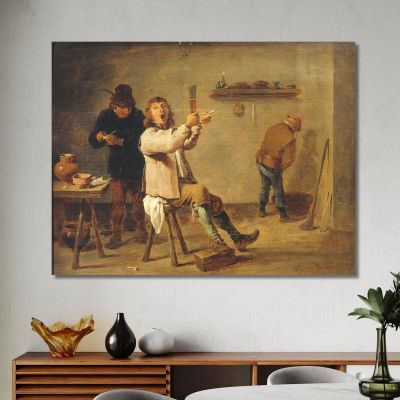 Das Trinklied David Teniers The Younger, dty50 drucken auf leinwand