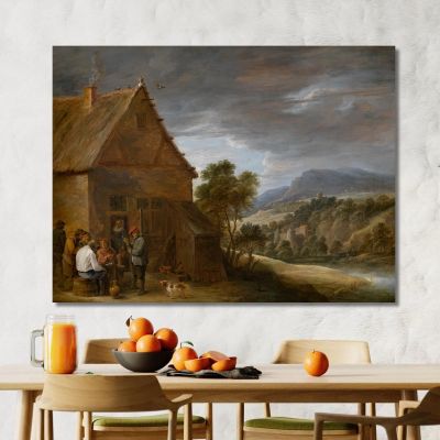 Tavernen-Szene 2 David Teniers The Younger, dty82 drucken auf leinwand
