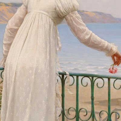 Un Favore Edmund Blair Leighton ebl1 quadro stampa su tela Un Favore Edmund Blair Leighton ebl1 quadro stampa su tela