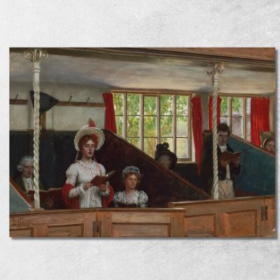 Devozione Edmund Blair Leighton ebl8 quadro stampa su tela