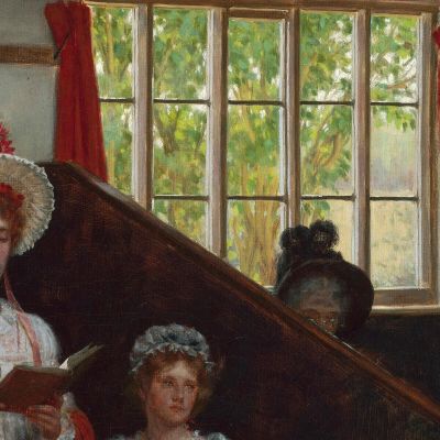 Devozione Edmund Blair Leighton ebl8 quadro stampa su tela Devozione Edmund Blair Leighton ebl8 quadro stampa su tela