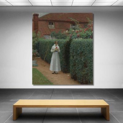 Le Billet Doux Edmund Blair Leighton, ebl13 canvas print