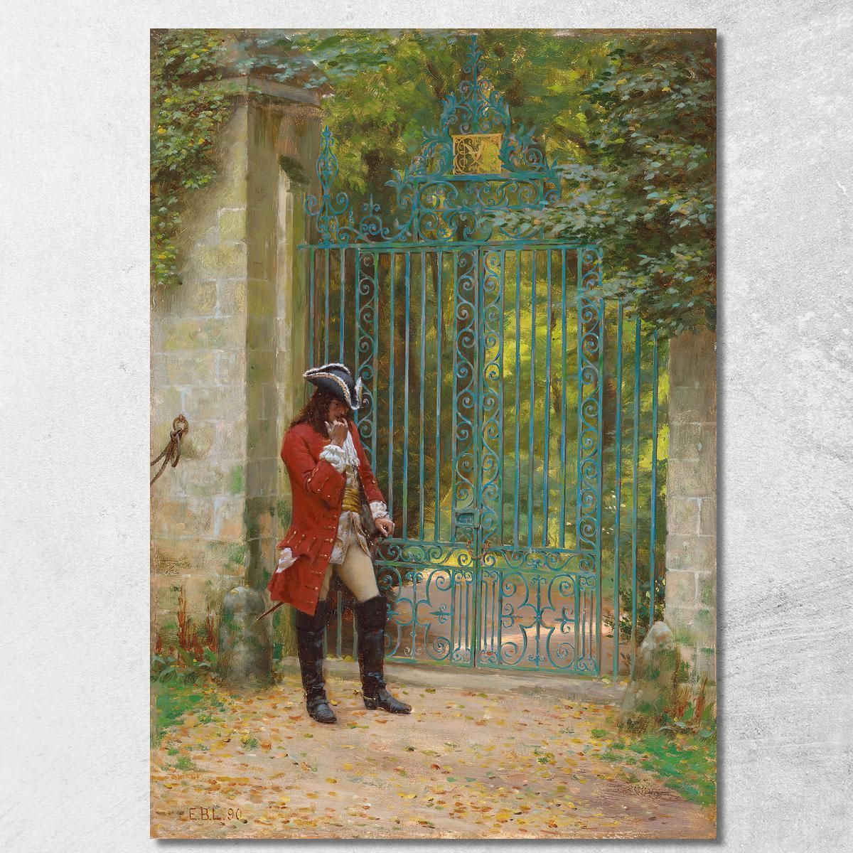 L'Ora Stabilita Edmund Blair Leighton ebl21 quadro stampa su tela L'Ora Stabilita Edmund Blair Leighton ebl21 quadro stampa su tela