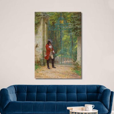 The Appointed Time Edmund Blair Leighton, ebl21 canvas print