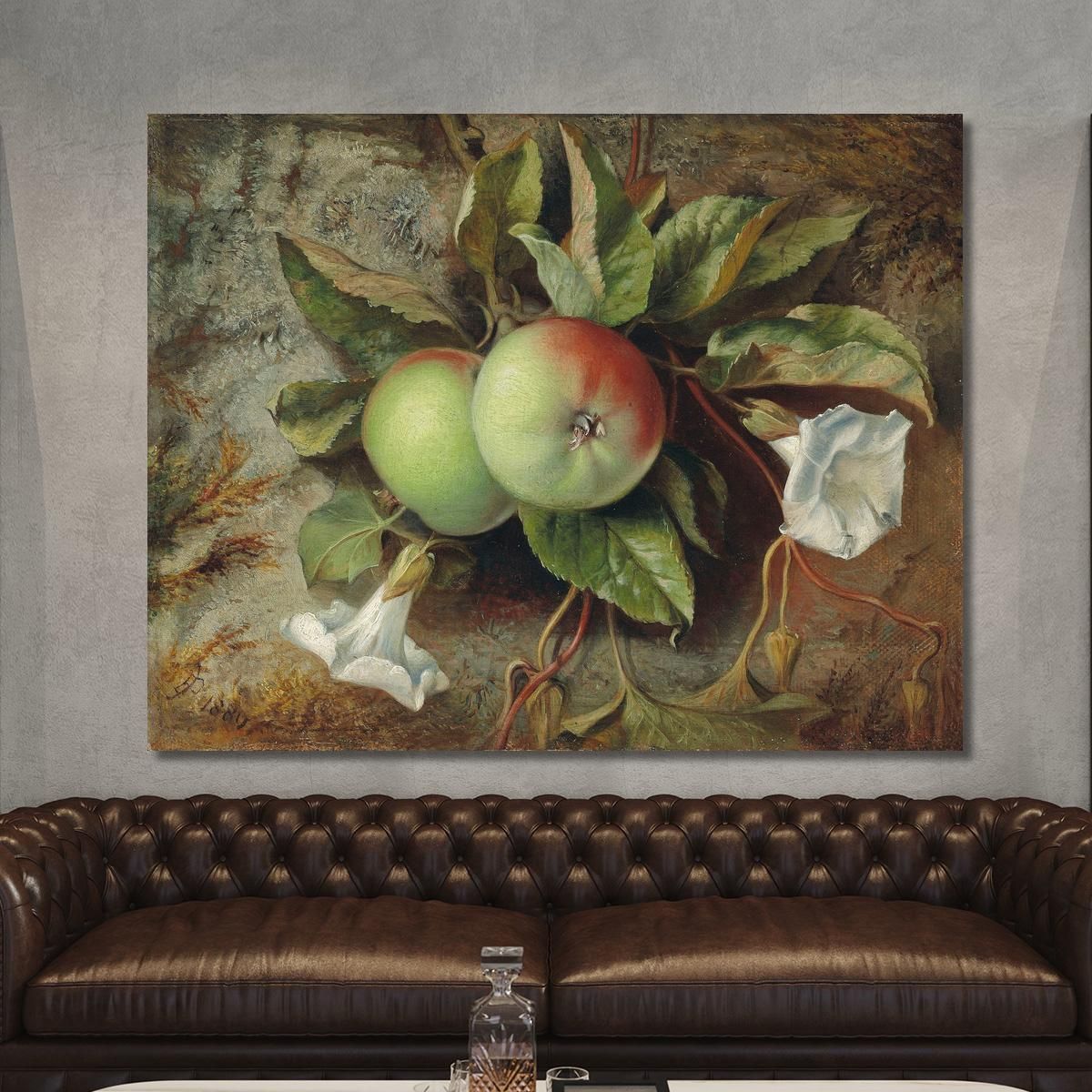 Autunno: Mele E Convolvolo Edward John Poynter ejp5 quadro stampa su tela