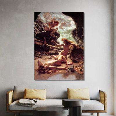 La Grotte Des Nymphes De La Tempête Edward John Poynter, ejp8 tableau impression sur toile