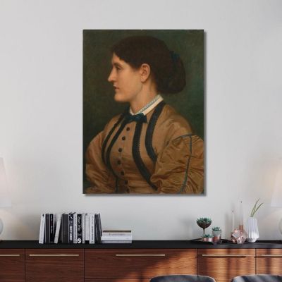 Eliza Eastlake Edward John Poynter ejp12 quadro stampa su tela Eliza Eastlake Edward John Poynter ejp12 quadro stampa su tela