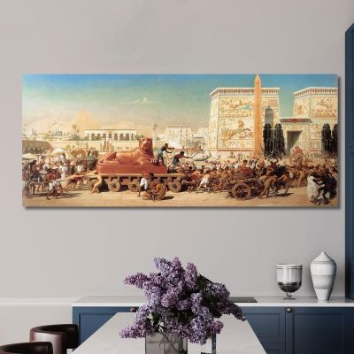 Israel In Egypt Edward John Poynter, ejp16 canvas print