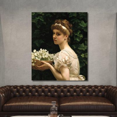 Erbsenblüten Edward John Poynter, ejp20 drucken auf leinwand
