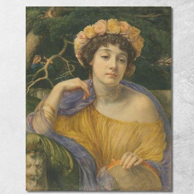 La Danzatrice Edward John Poynter ejp23 quadro stampa su tela