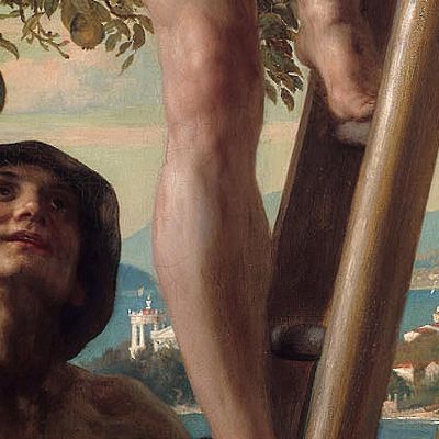 L'Età Dell'Oro Edward John Poynter ejp25 quadro stampa su tela