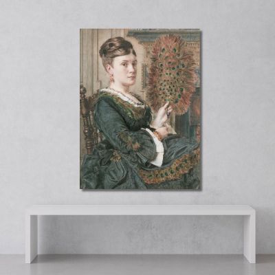 L'Éventail De Paon Edward John Poynter, ejp27 tableau impression sur toile