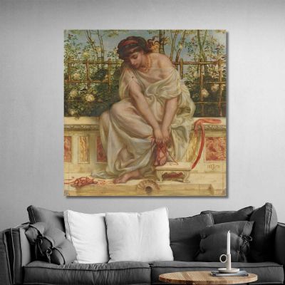 La Sandale Edward John Poynter, ejp29 tableau impression sur toile