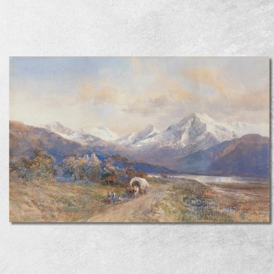 Vista Sull’Ortles Da San Valentino Edward Theodore Compton etc11 quadro stampa su tela