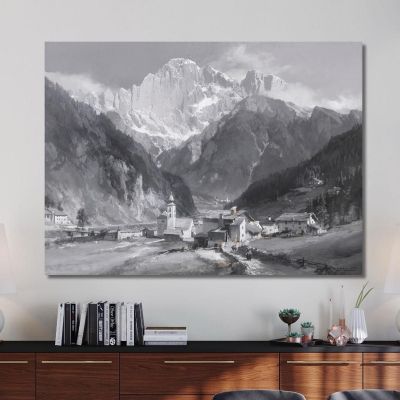 Monte Civetta Edward Theodore Compton, etc47 canvas print