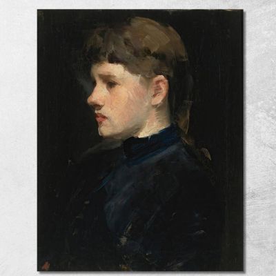 Ritratto Di Una Signora Frank Duveneck fdu13 quadro stampa su tela