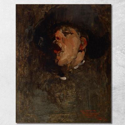 Autoritratto 2 Frank Duveneck fdu21 quadro stampa su tela