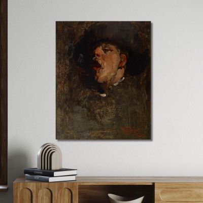 Autoritratto 2 Frank Duveneck fdu21 quadro stampa su tela