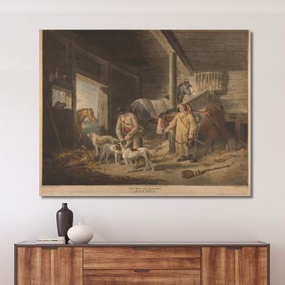 Il Primo Settembre – Mattina George Morland gmo43 quadro stampa su tela
