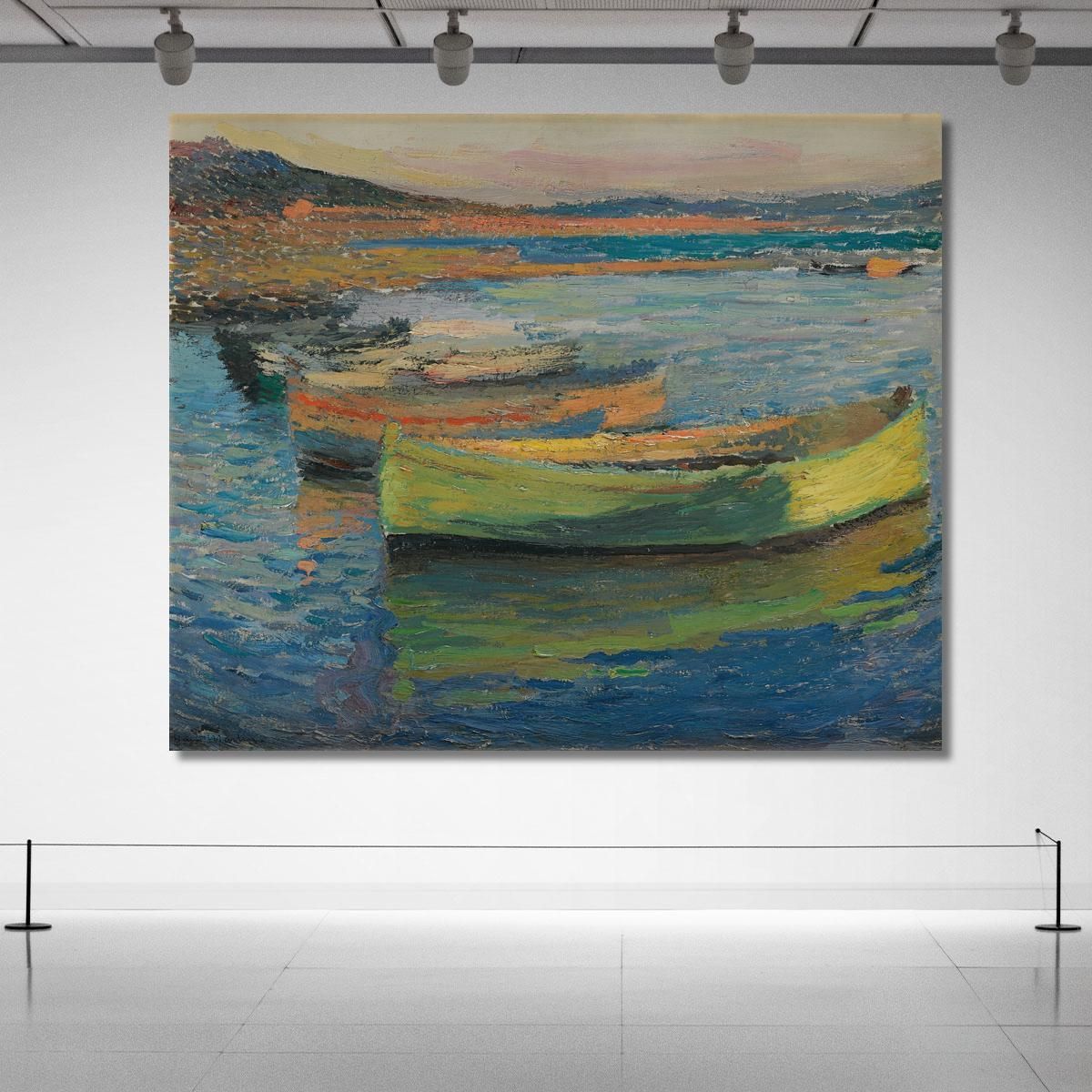 Barche Nei Dintorni Di Collioure Henri Martin hmt3 quadro stampa su tela